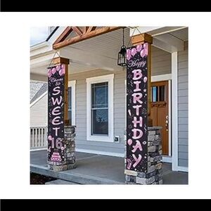 Happy 16th Birthday Banner